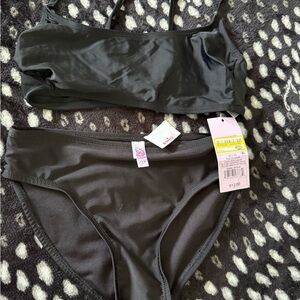 Kids Black Swimwear Set